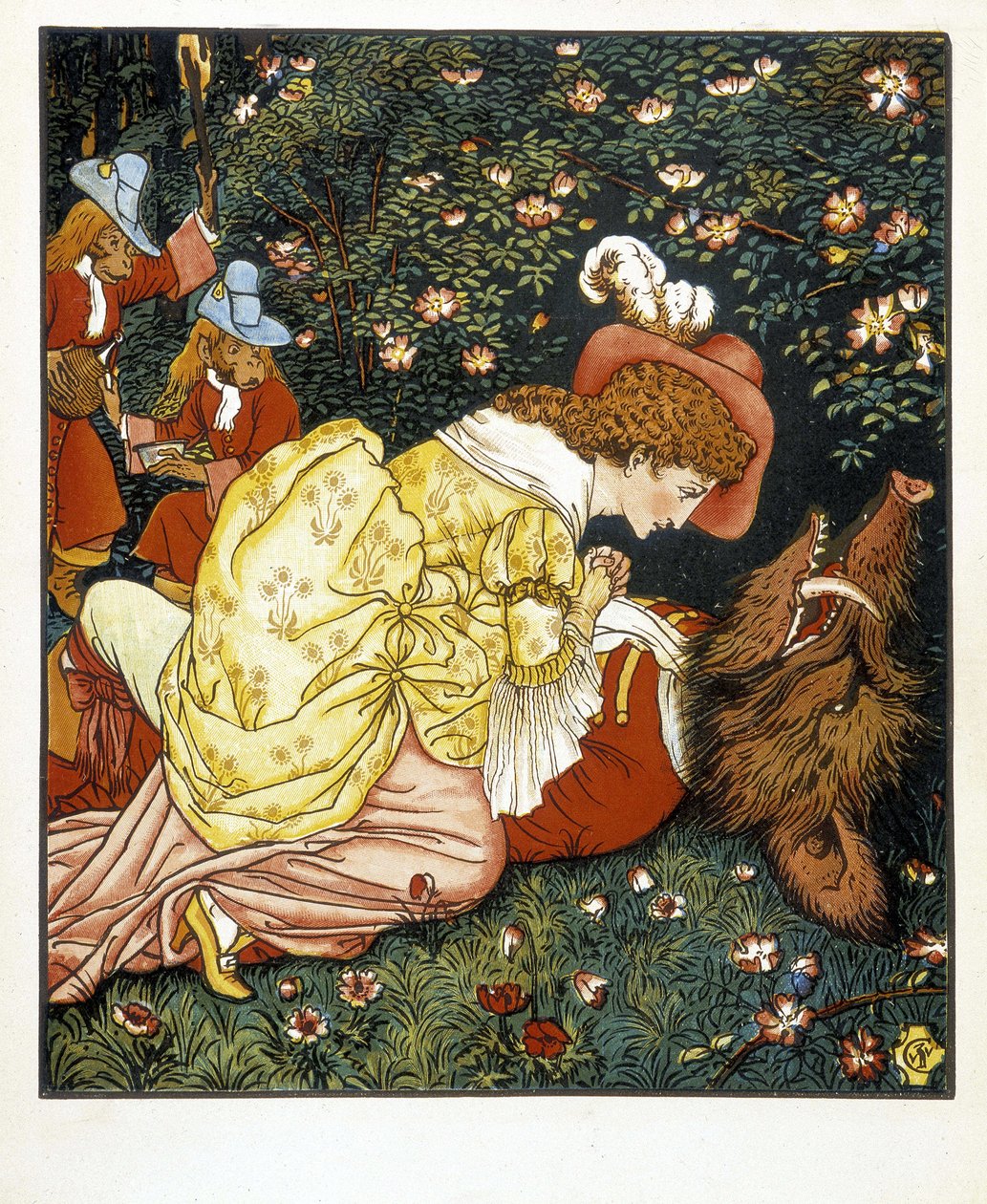 Güzel ve Çirkin - hasta. Walter Crane tarafından by Walter Crane