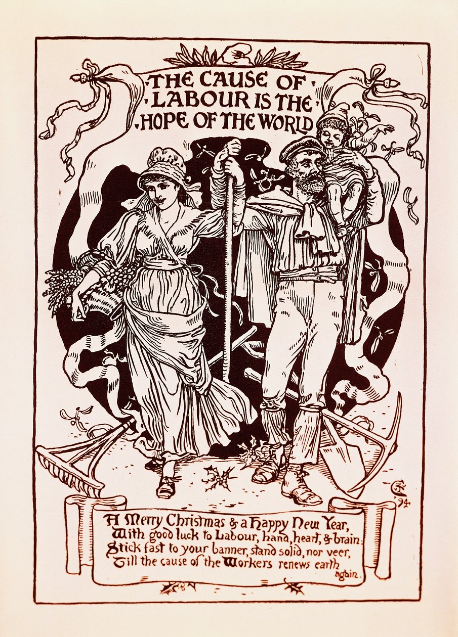 Emeğin Sebebi Dünyanın Umudu by Walter Crane