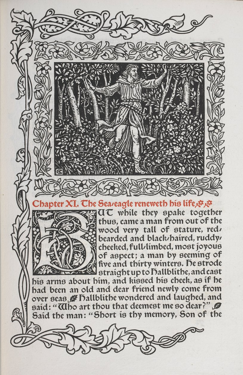 Bölüm XI. Deniz kartalı hayatını tazeler. by Walter Crane