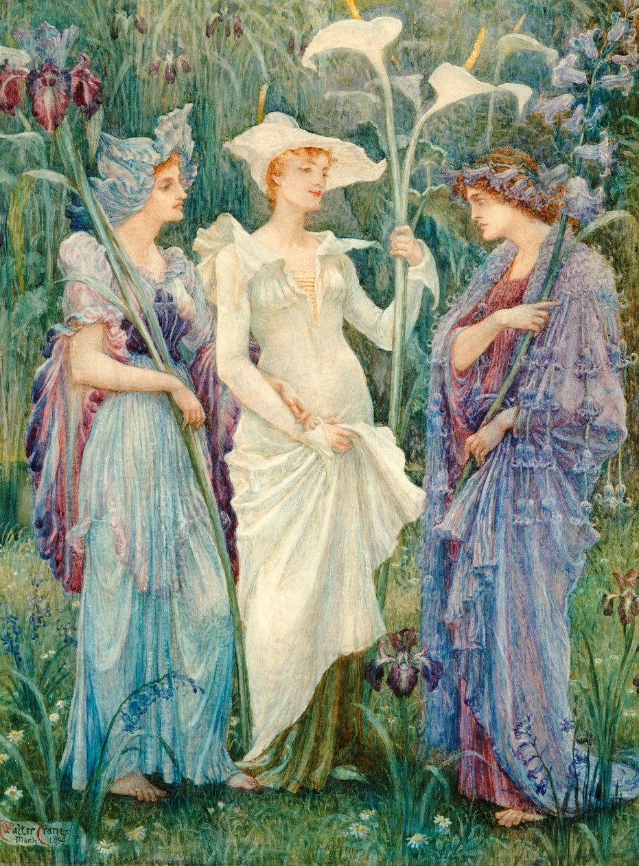 Baharın Teğmenleri, 1894 by Walter Crane