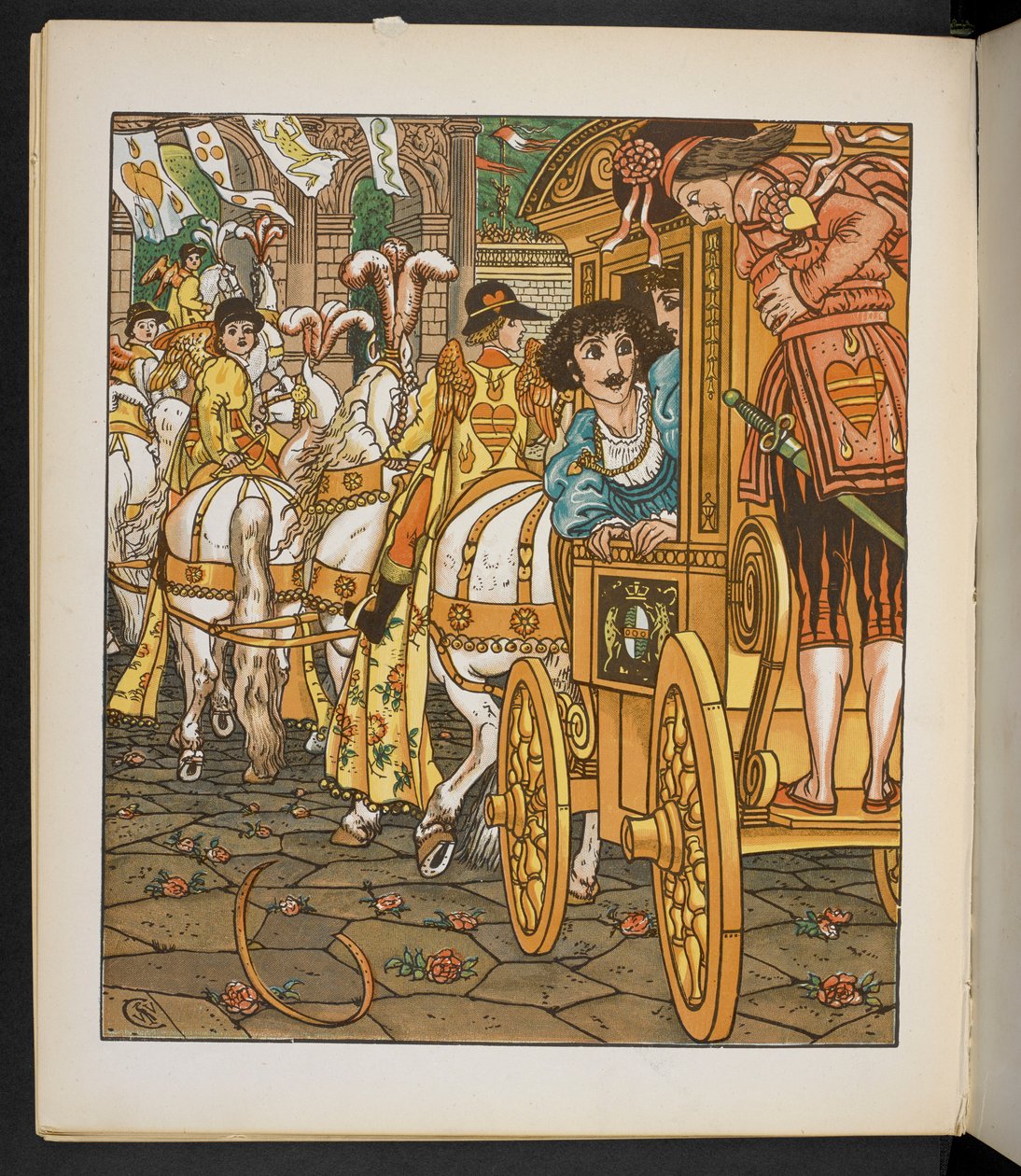 Kurbağa Prens için İllüstrasyon. by Walter Crane