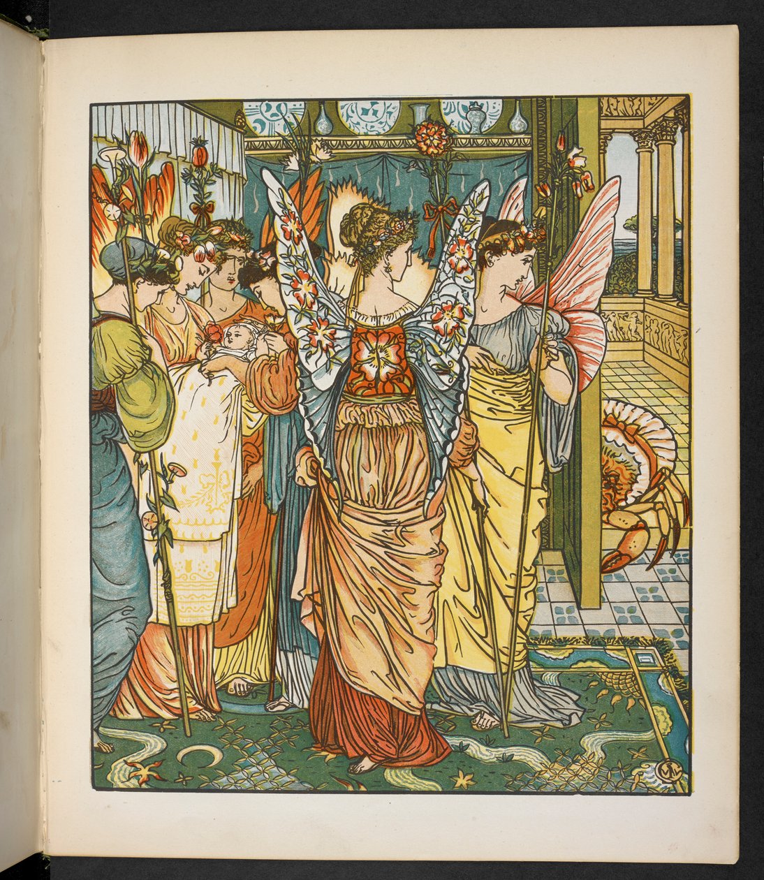 Ormandaki Hind için İllüstrasyon. by Walter Crane