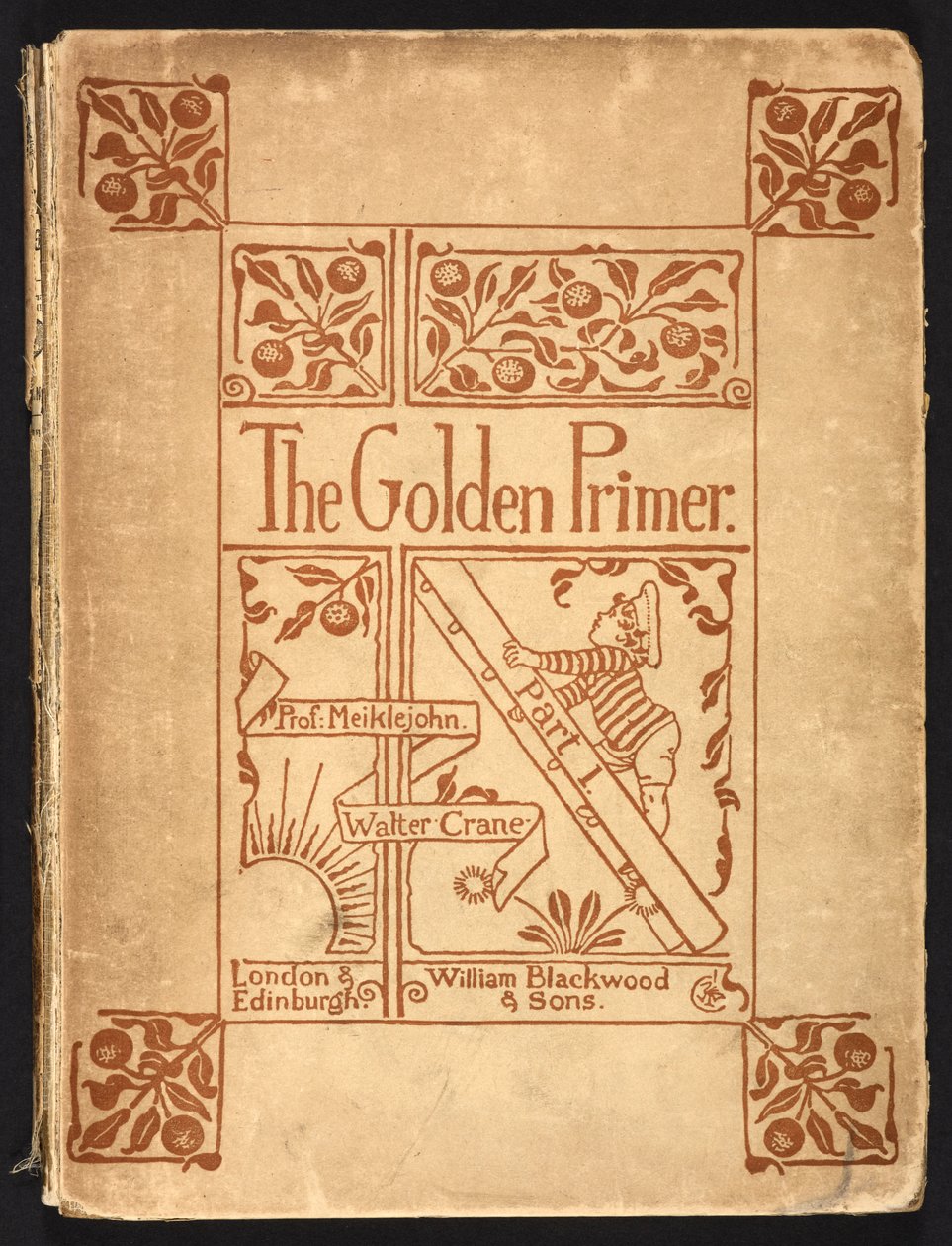 The Golden Primer'ın iç kapağı. by Walter Crane