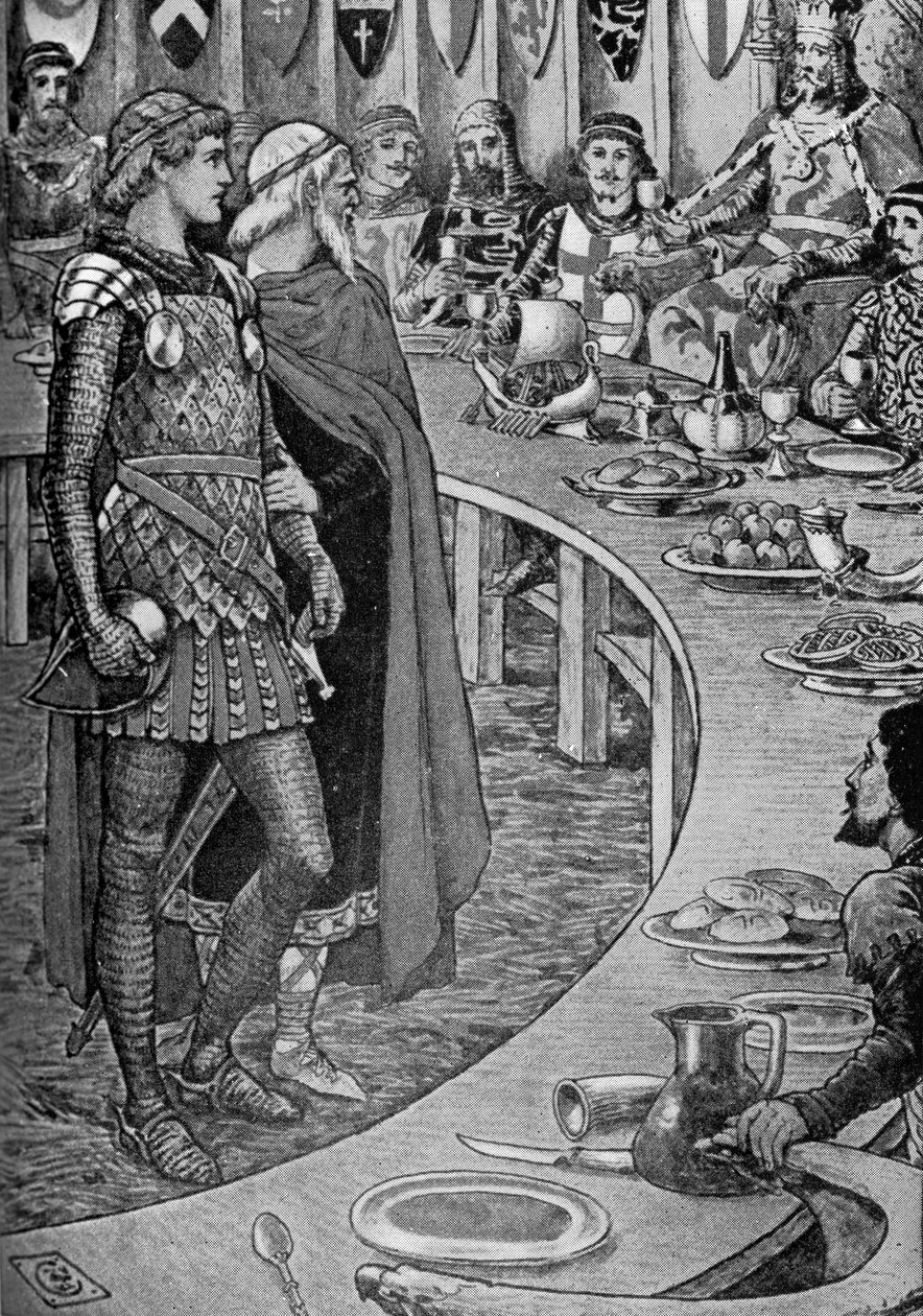 Kral Arthur- Yaşlı bir adam Sir Galahad