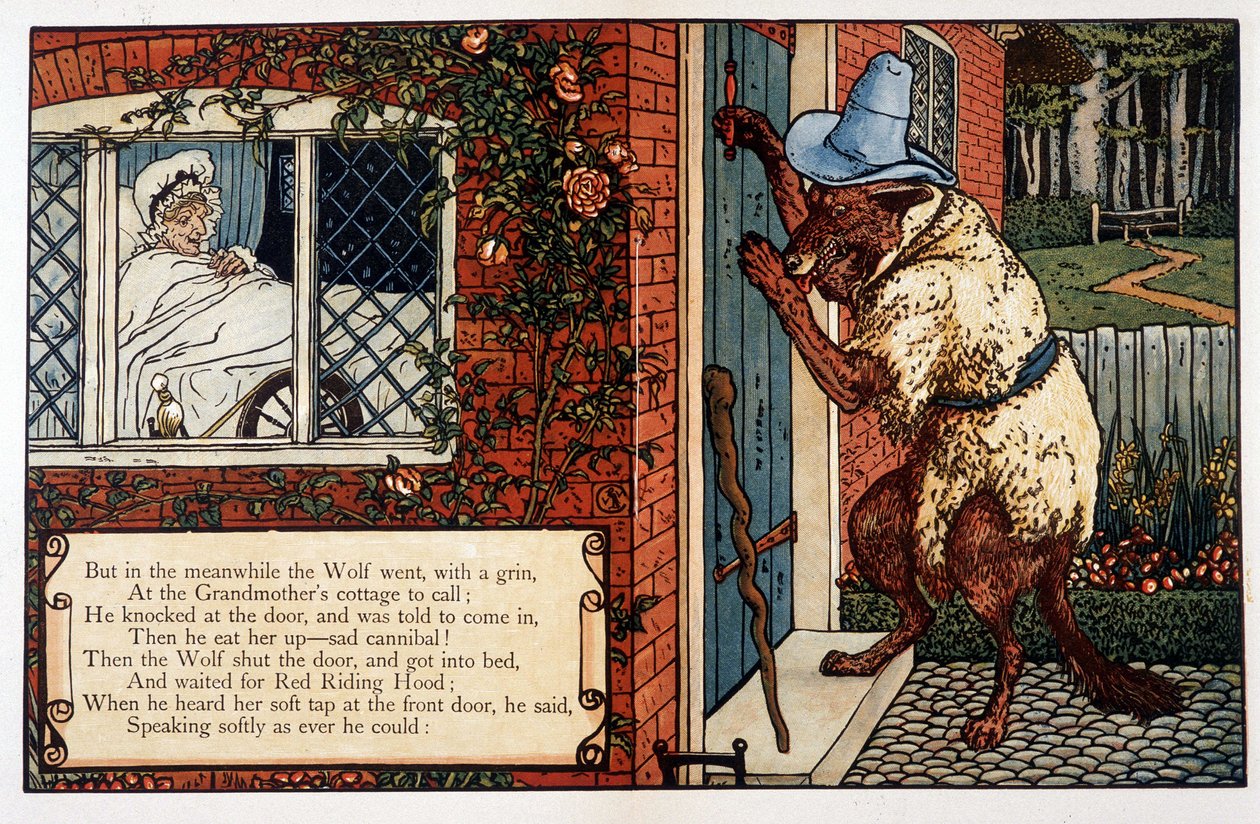 Kırmızı Başlıklı Kız, John Lane, Walter Crane