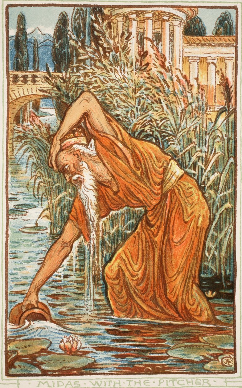 Sürahili Midas, Nathaniel Hawthorne