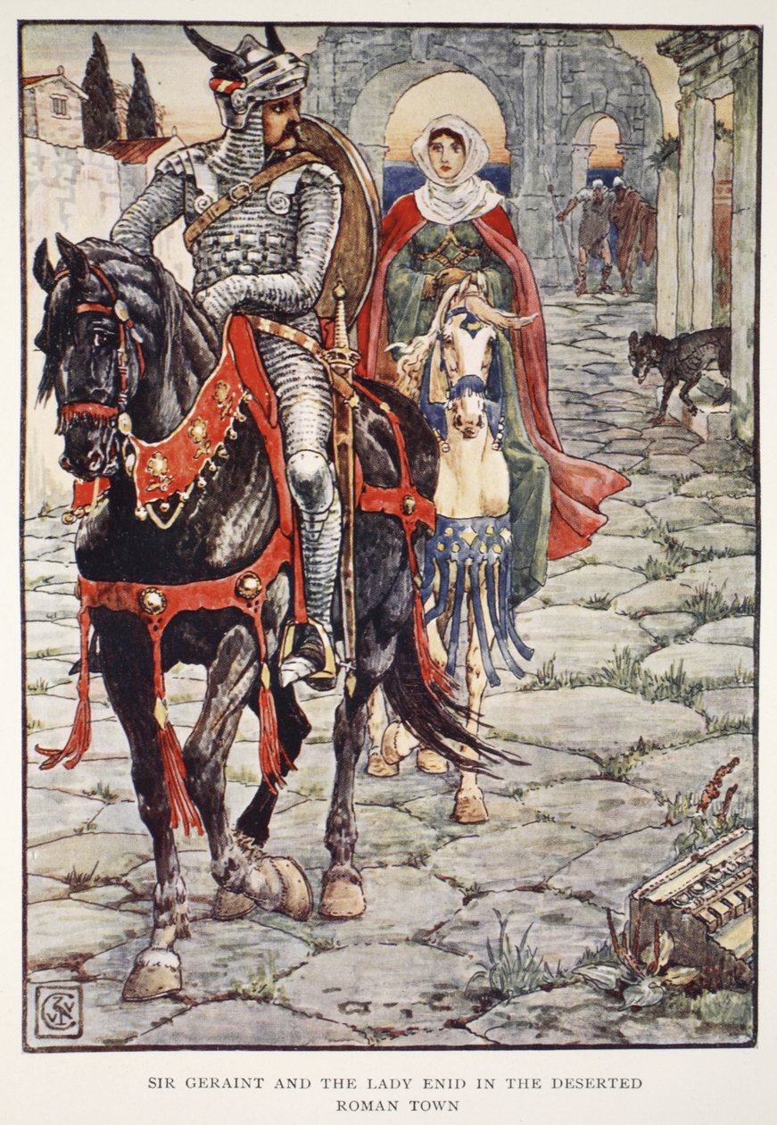 Sir Geraint ve Leydi Enid, Issız Roma Kasabasında, Henry Gilbert