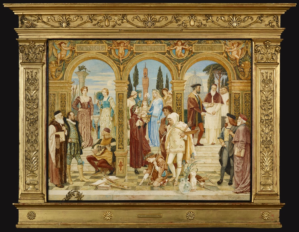 İtalyan Sanatının Apotheosis'i by Walter Crane