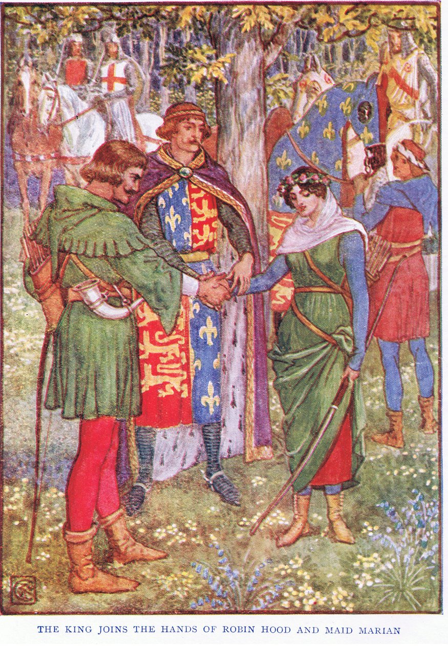 Kral, Robin Hood ve Hizmetçi Marian