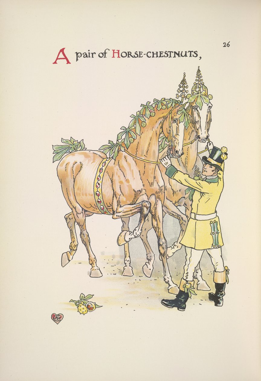 İki at by Walter Crane