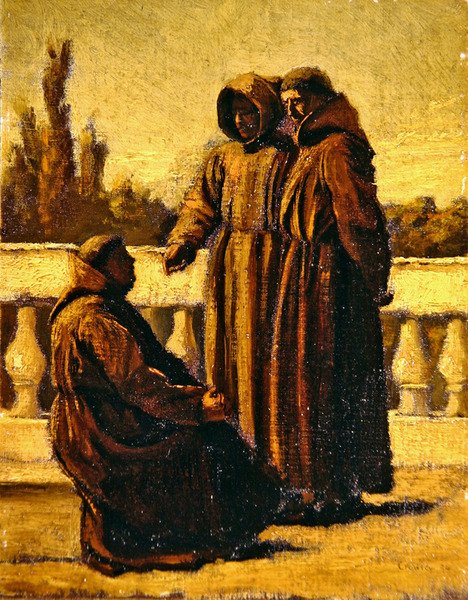 Dinlenen keşişler by Walter Crowley