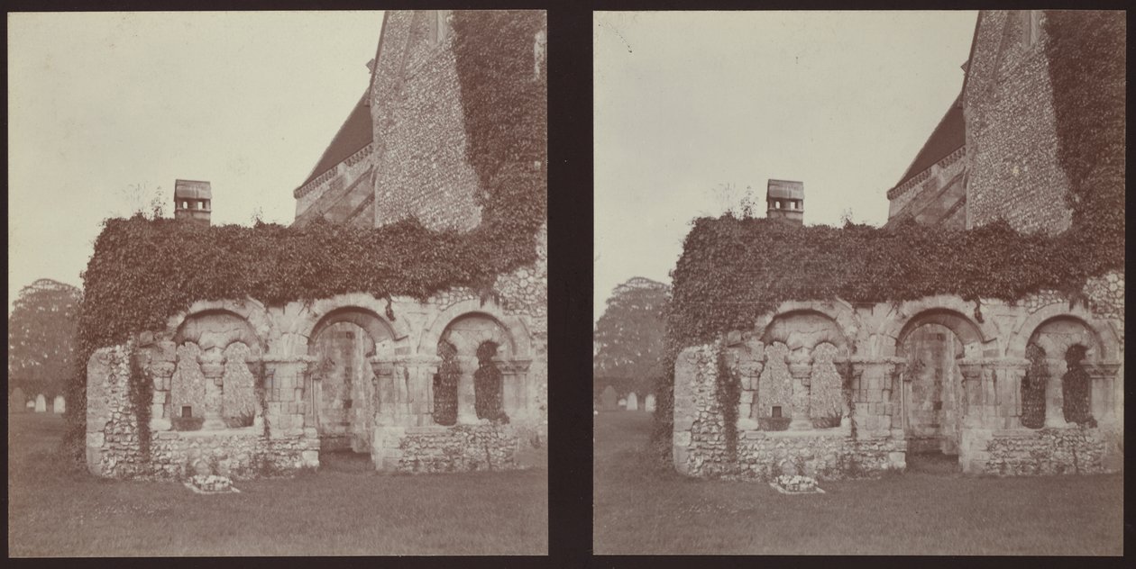 Boxgrove Manastırı, Boxgrove, Chichester, Batı Sussex, 1913. by Walter Edward Zehetmayr
