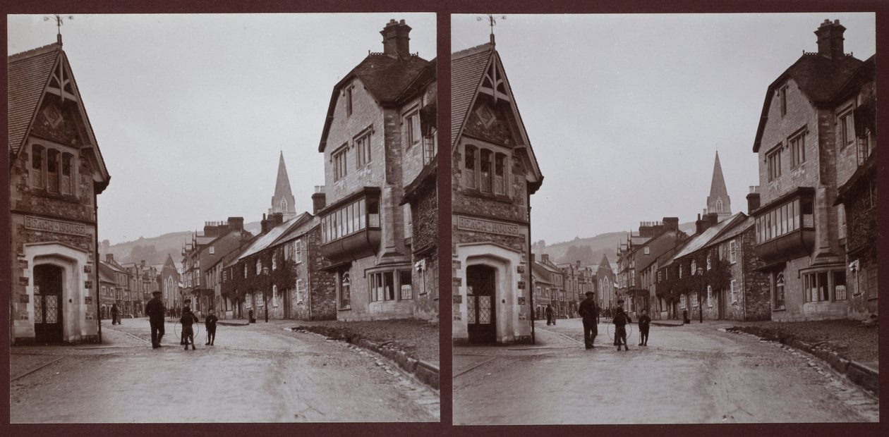 Fore Street, Bira, Doğu Devon, Devon, 1913. by Walter Edward Zehetmayr
