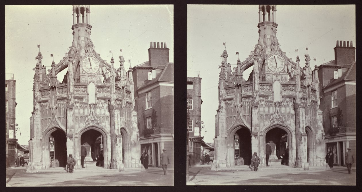 Market Cross, Chichester, Batı Sussex, 1913. by Walter Edward Zehetmayr