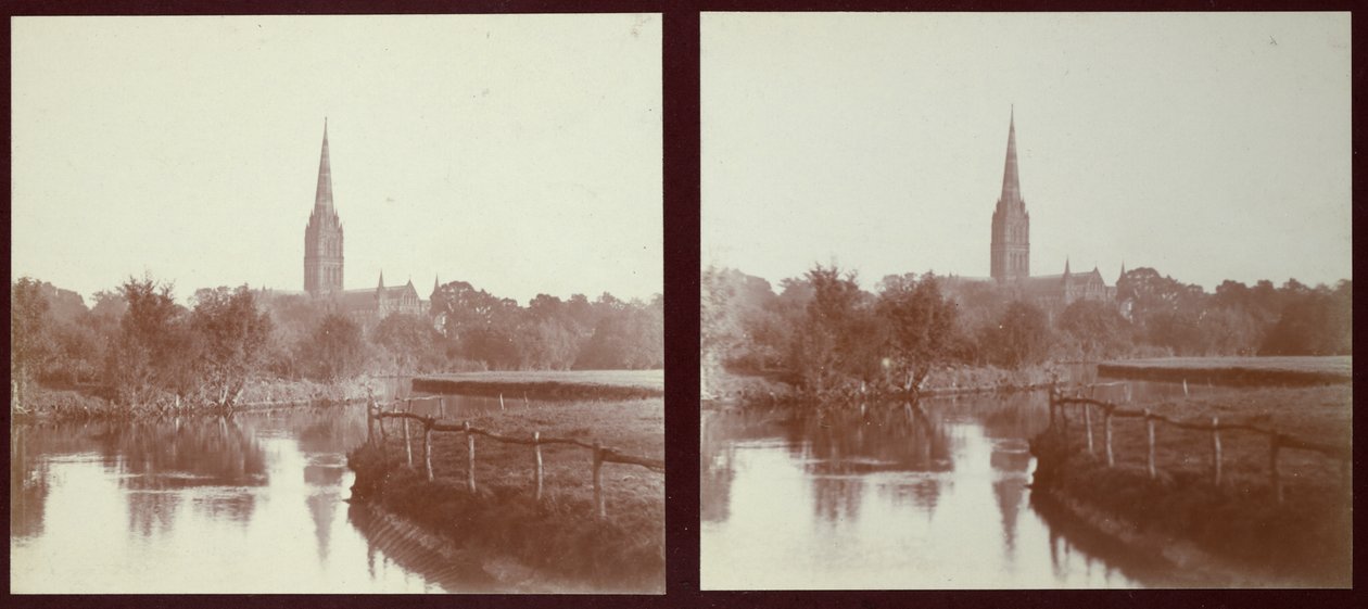 Salisbury Katedrali, Salisbury, Wiltshire, Wiltshire, 1913. by Walter Edward Zehetmayr