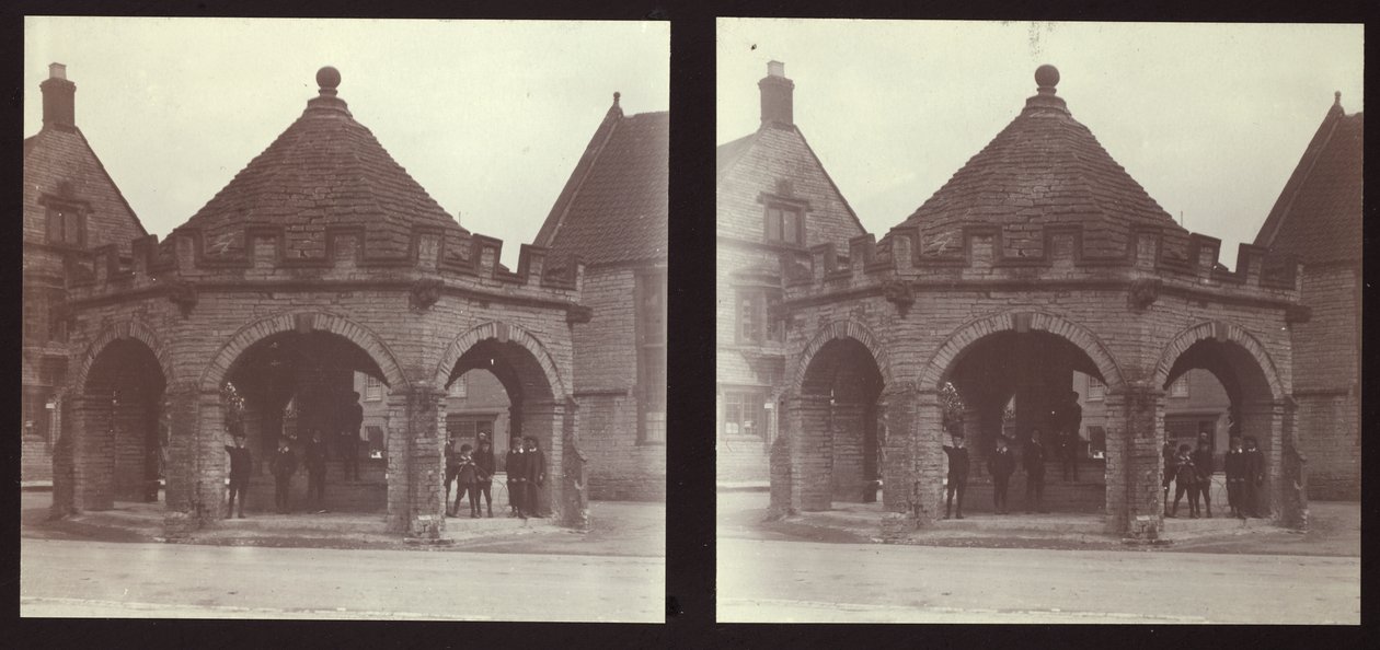 Somerton Market Cross, Pazar Yeri, Somerton, Güney Somerset, Somerset, 1913. by Walter Edward Zehetmayr