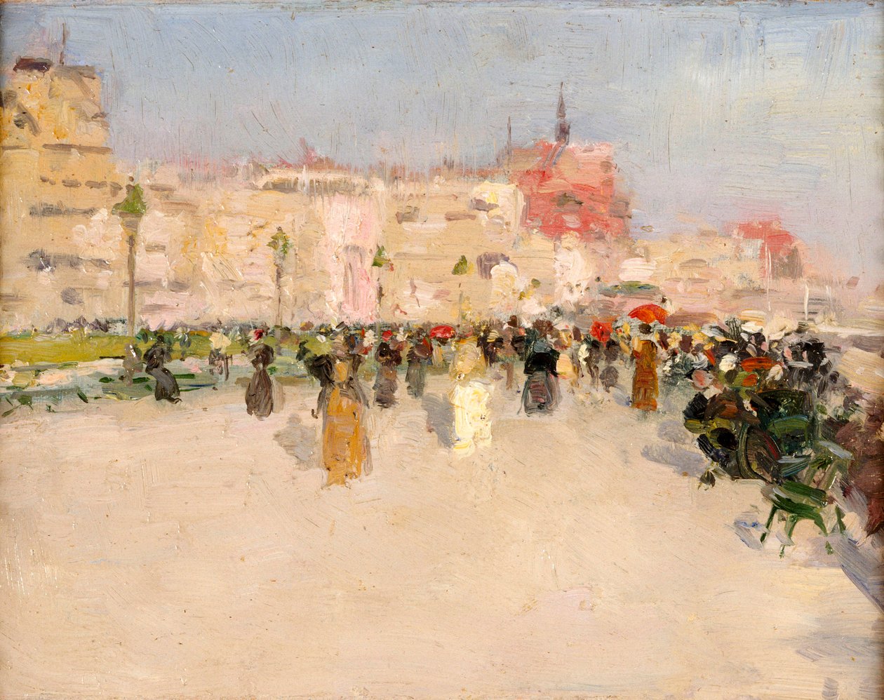 Sahil Gezinti Yolu, c.1891 by Walter Frederick Osborne