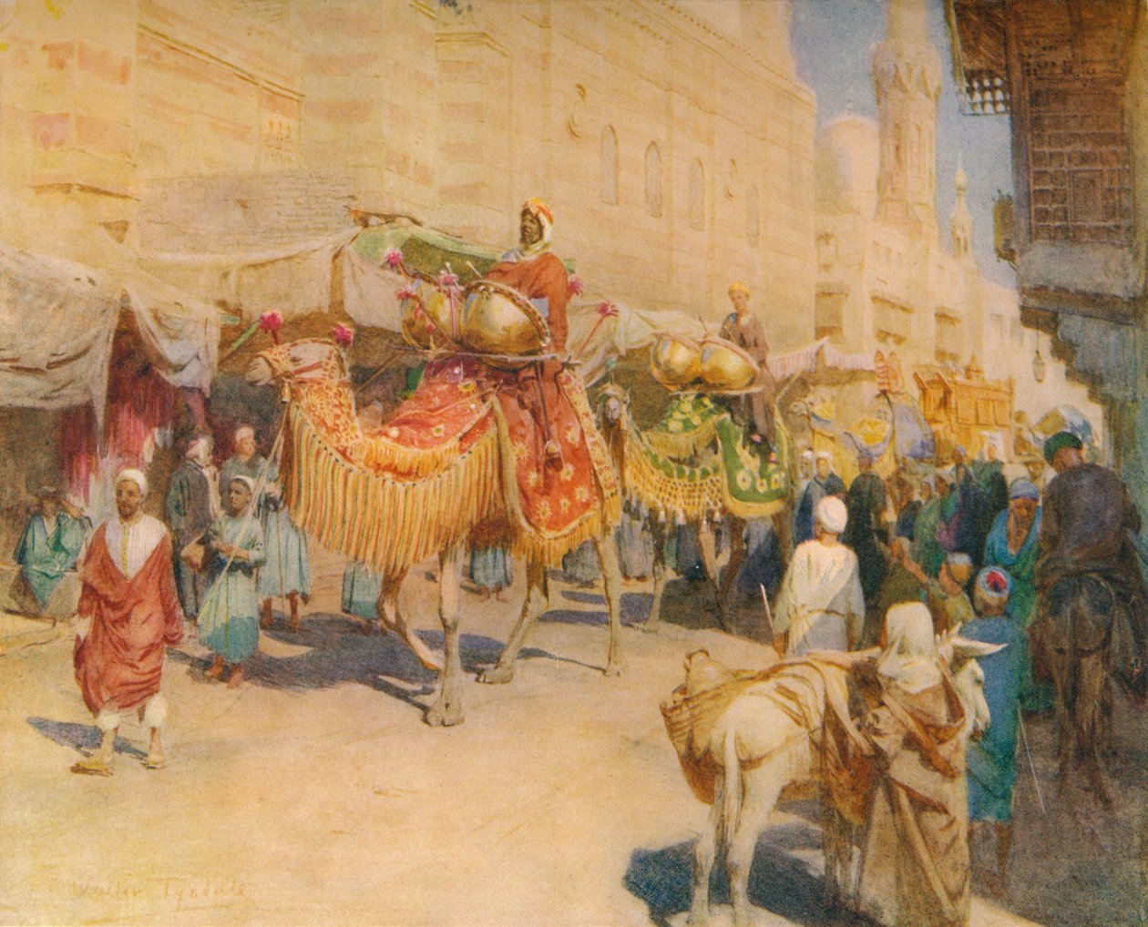 Bir Arap Düğün Alayı, c1905, 1912 by Walter Frederick Roofe Tyndale