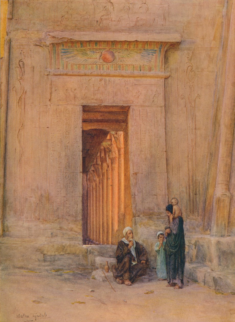 İsis Tapınağı Kapısı, c1905, 1912 by Walter Frederick Roofe Tyndale
