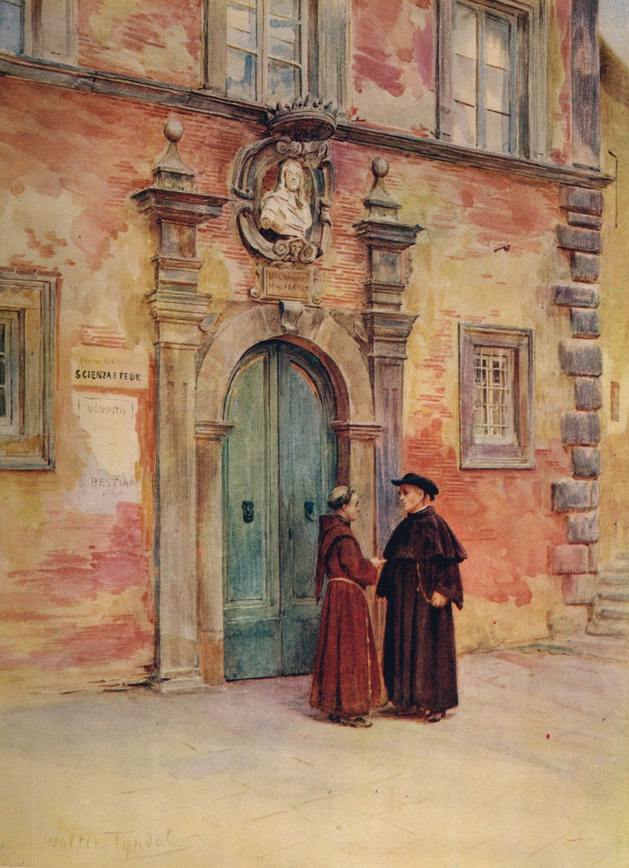 Palazzo Negroni, Montepulciano, c1900 1913 by Walter Frederick Roofe Tyndale