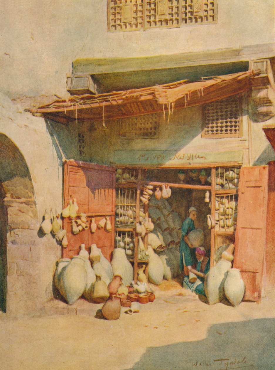Nil Köyünde Çömlek Pazarı, c1905, 1912 by Walter Frederick Roofe Tyndale