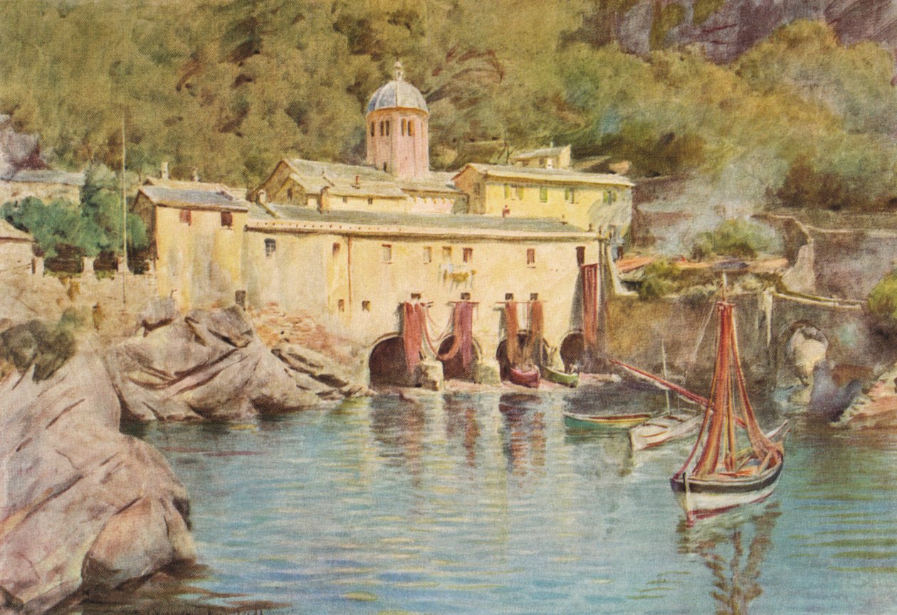 S. Fruttuoso, c1910, 1912 by Walter Frederick Roofe Tyndale