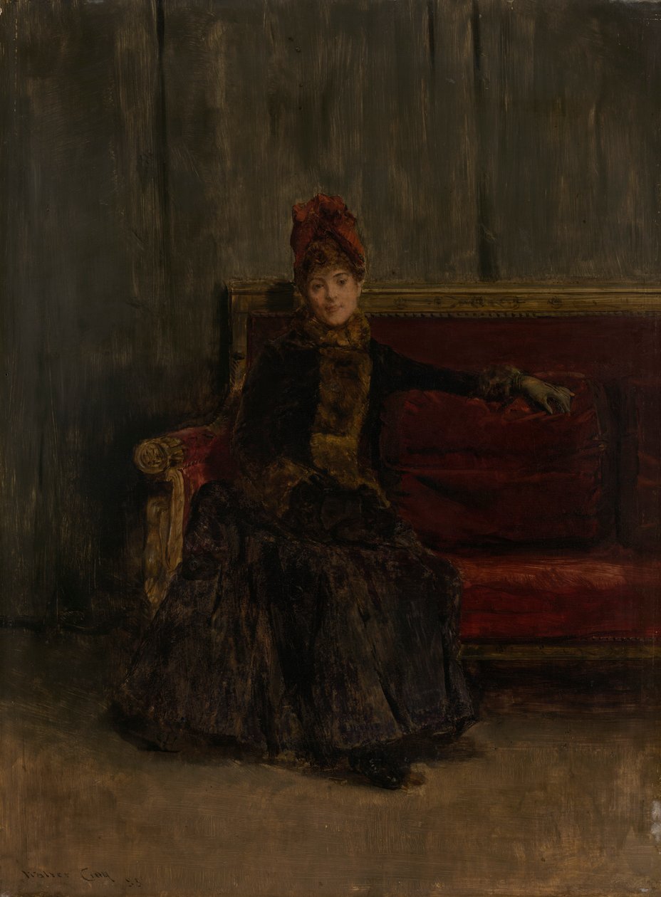 oturan bayan by Walter Gay