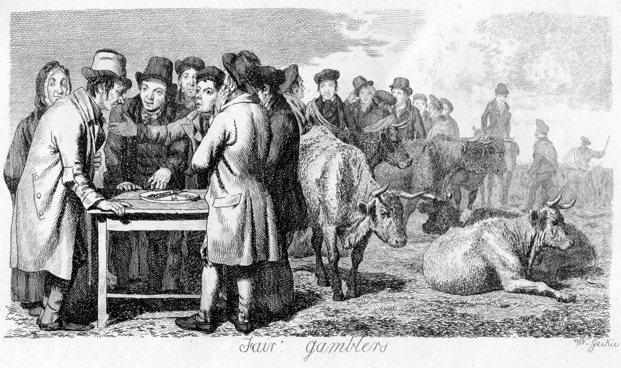 Adil Kumarbazlar, 19. yüzyılın başlarında. by Walter Geikie