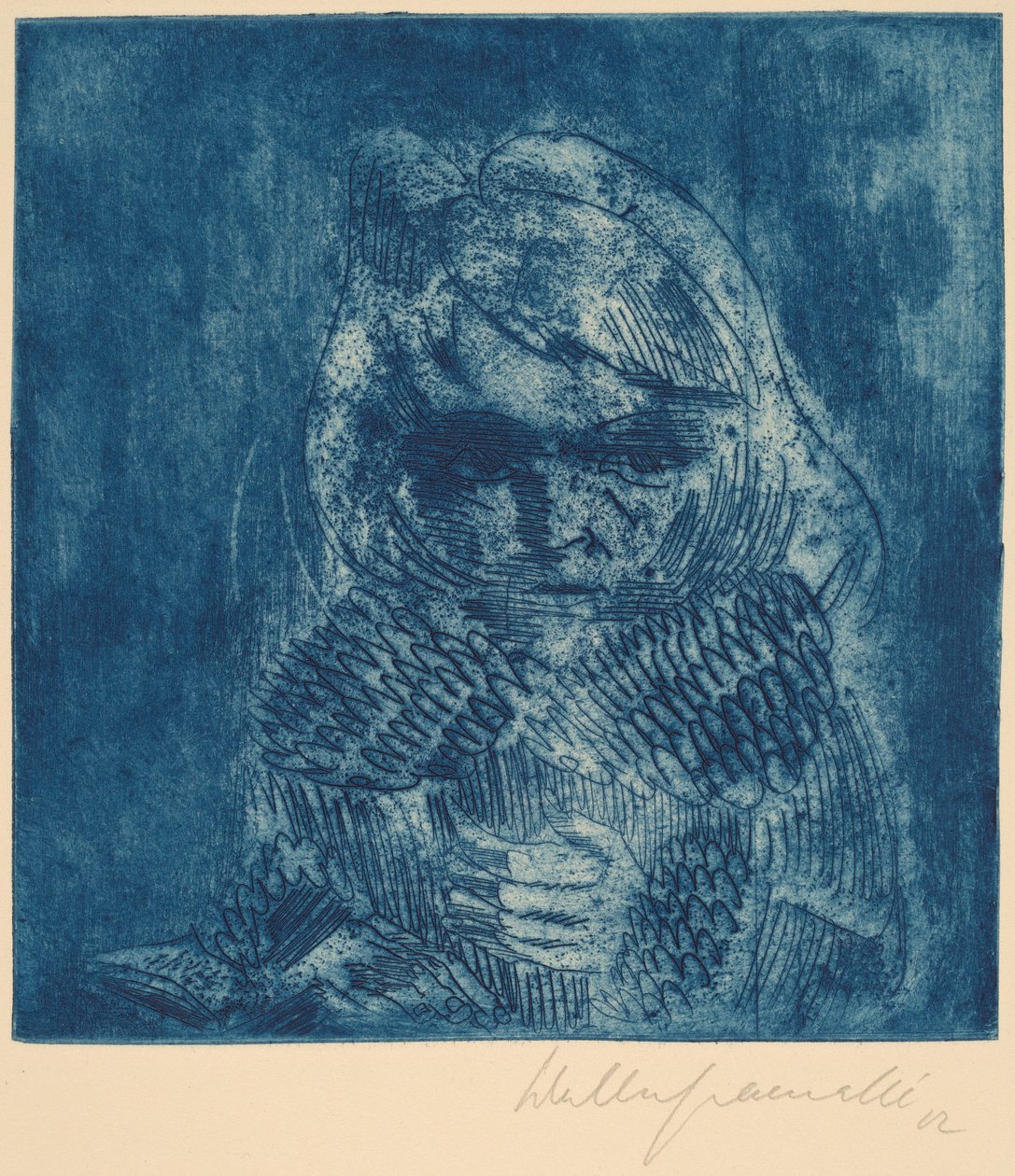 Kuş Kız, Sonia Gramatté Vogelmädchen, Sonia Gramatté, 1922 . by Walter Gramatte