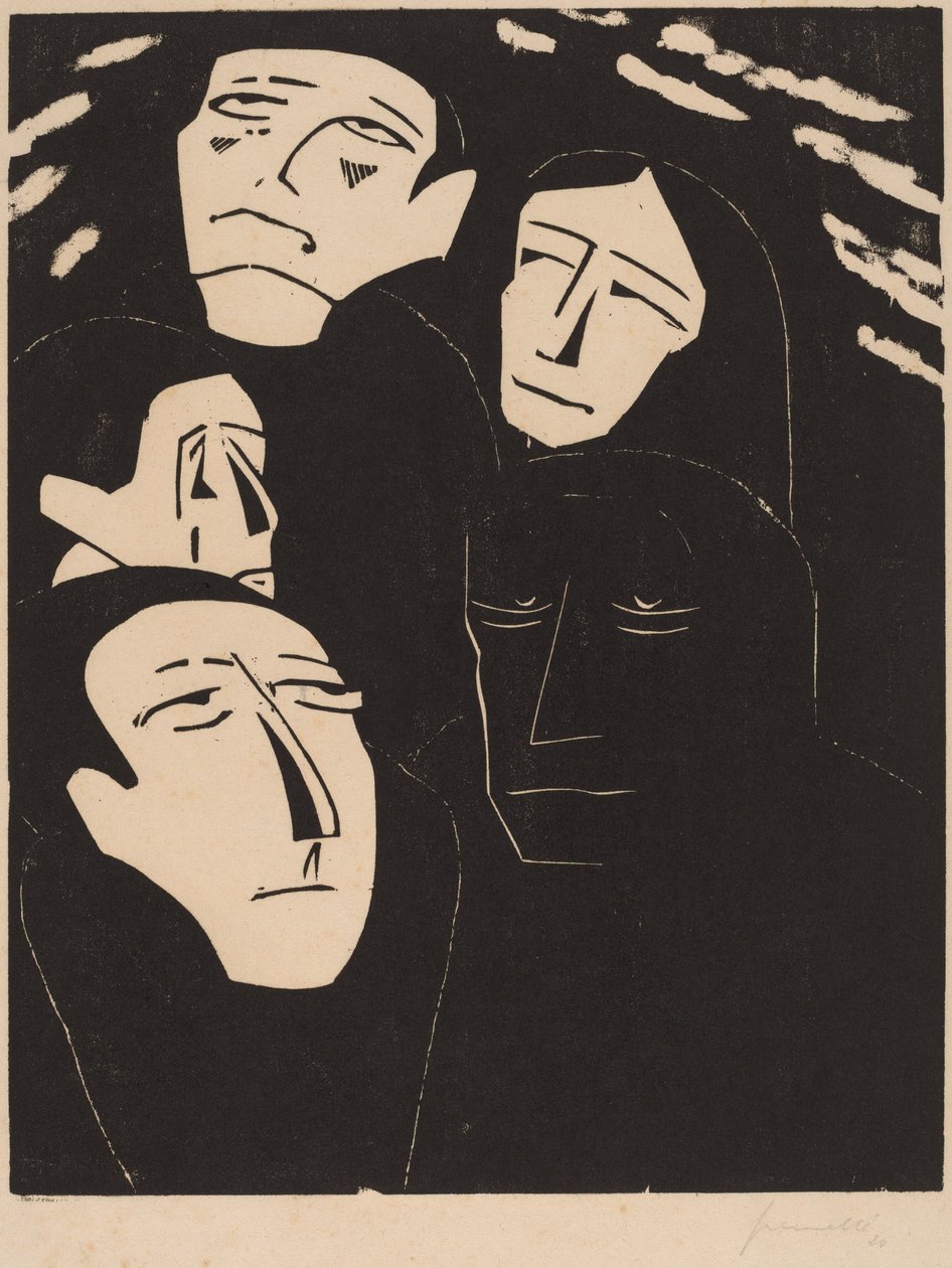 Dinleme, 1919-1920. by Walter Gramatte