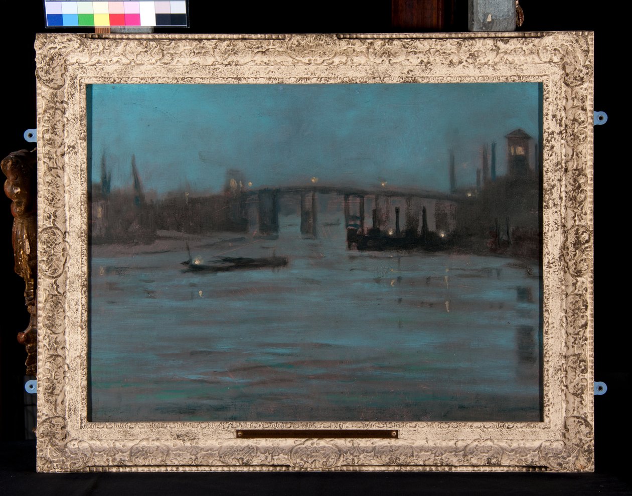 Nocturne, Battersea Old Bridge, Londra (tuval üzerine yağlı boya) by Walter Greaves
