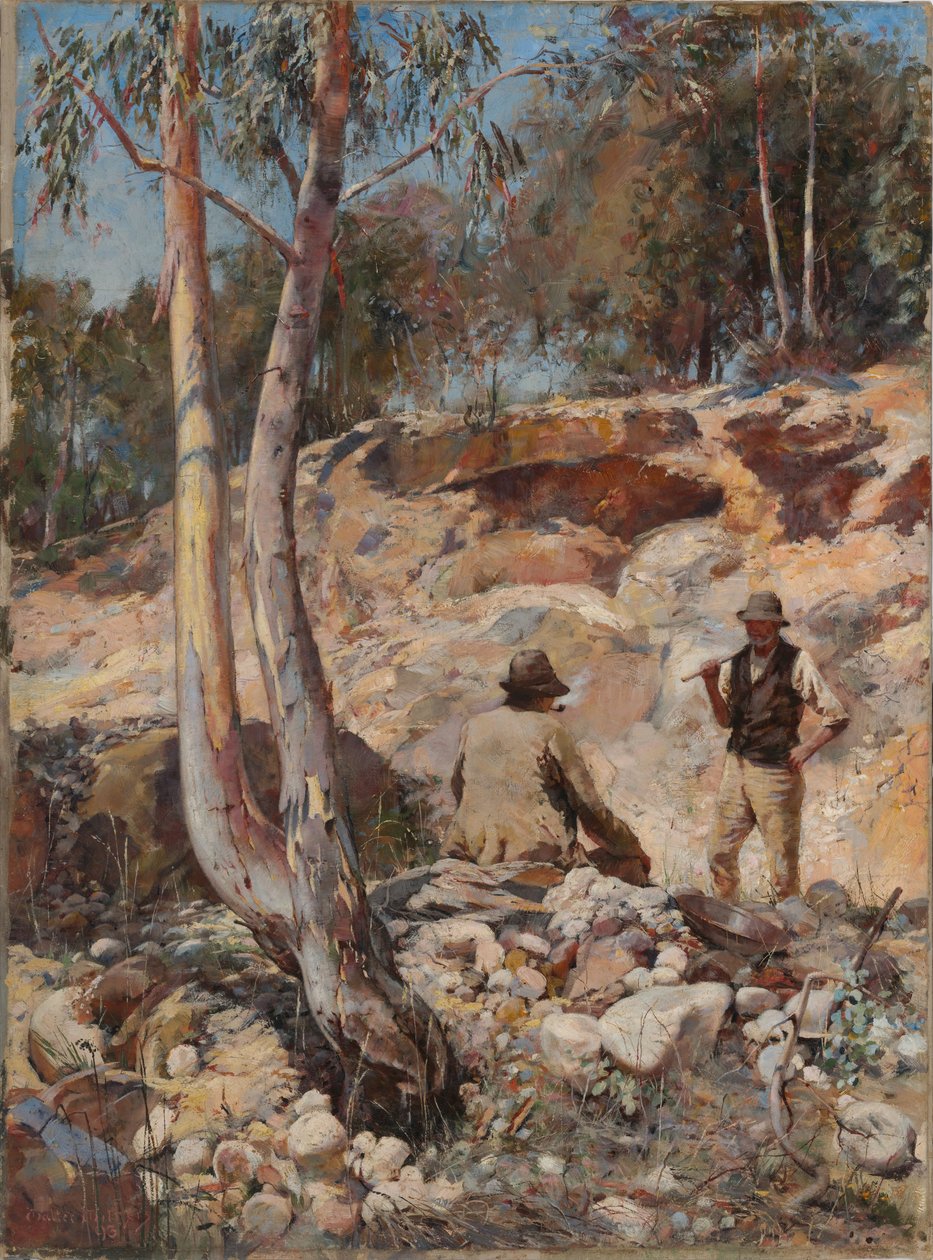 Fossikler, 1893 by Walter Herbert Withers