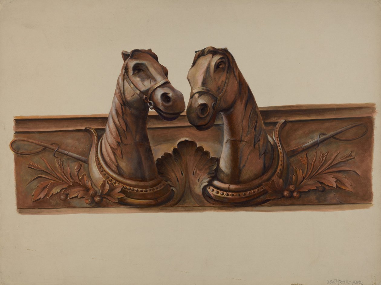 Ahır Dekorasyonu, c. 1938. by Walter Hochstrasser