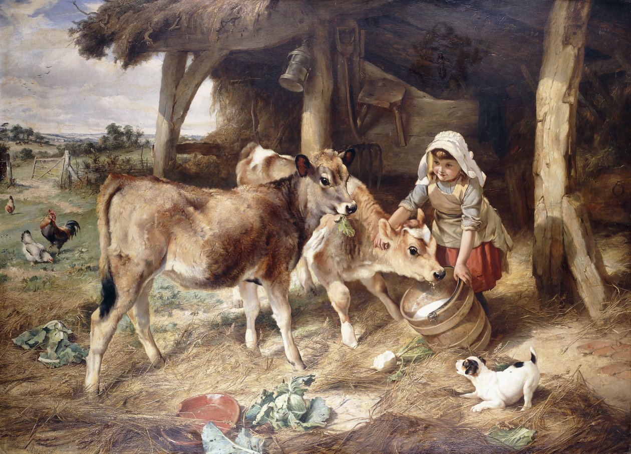 Sütten Yavrular by Walter Hunt