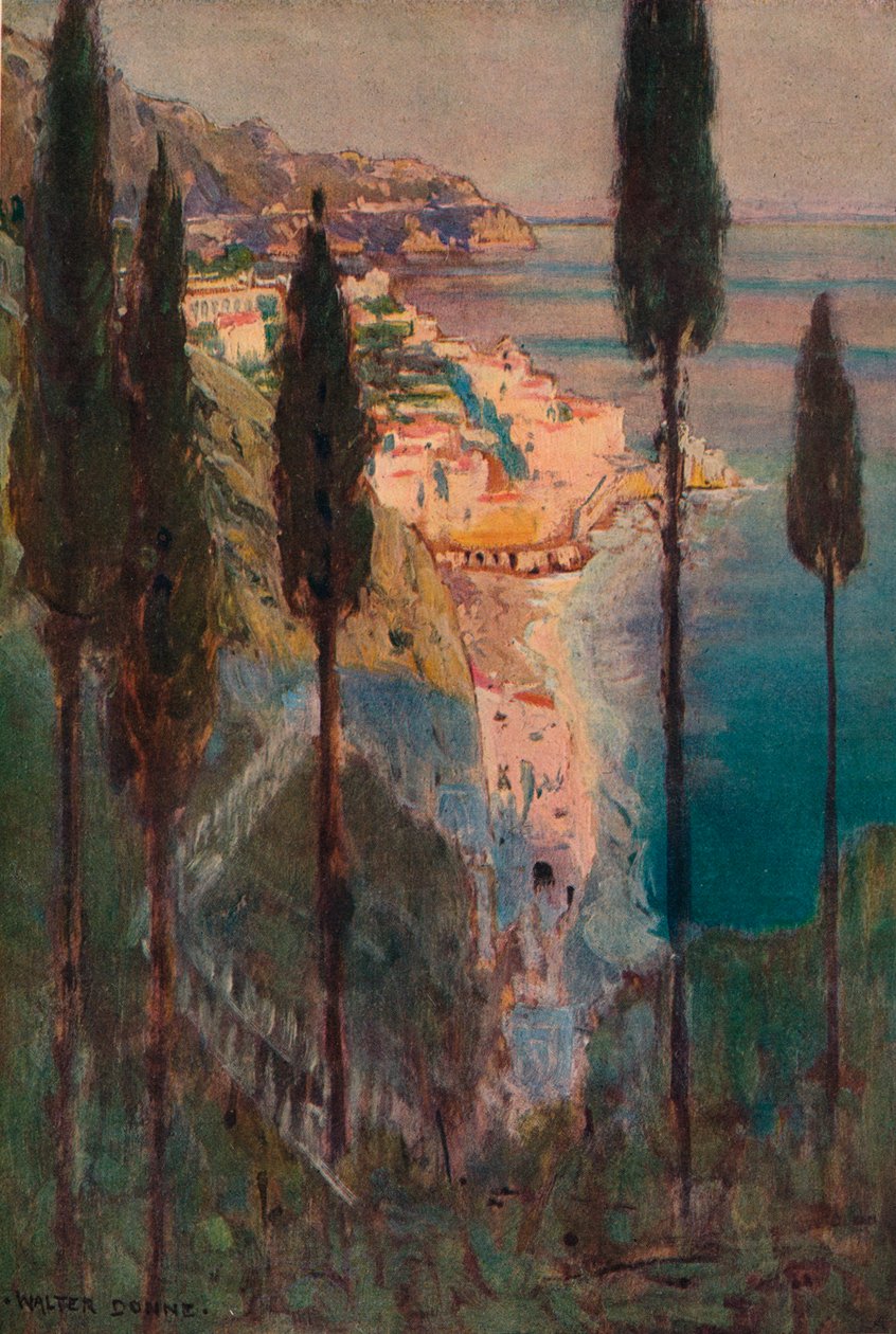 Akşam Gölgeleri, Amalfi, c1887-1906, 1906-7 by Walter J Donne
