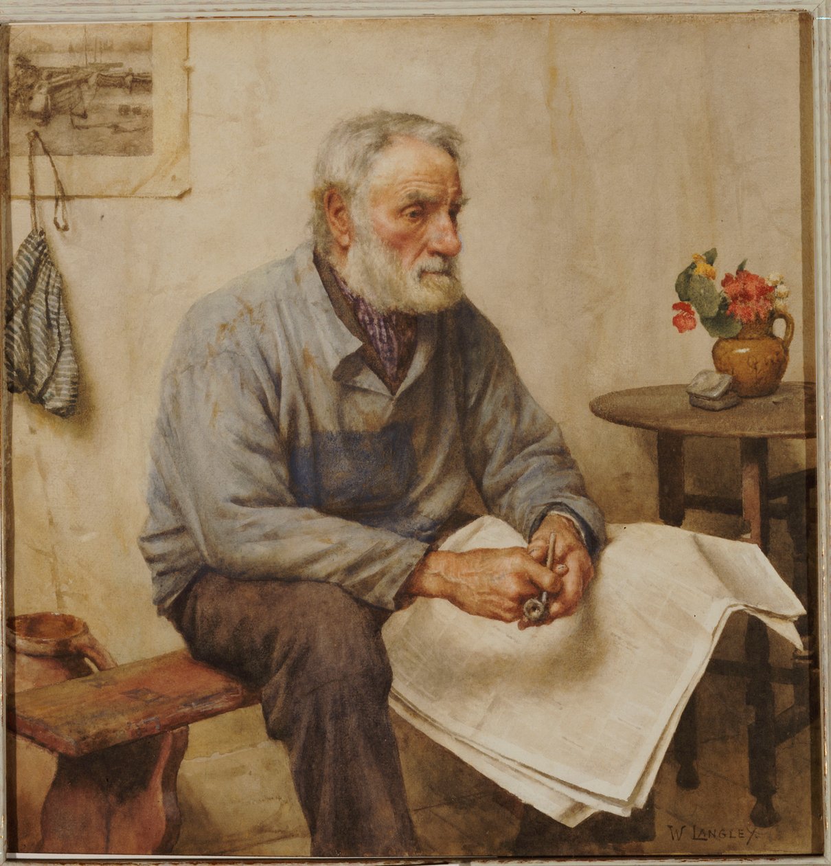 Bir Anın Dinlenmesi by Walter Langley