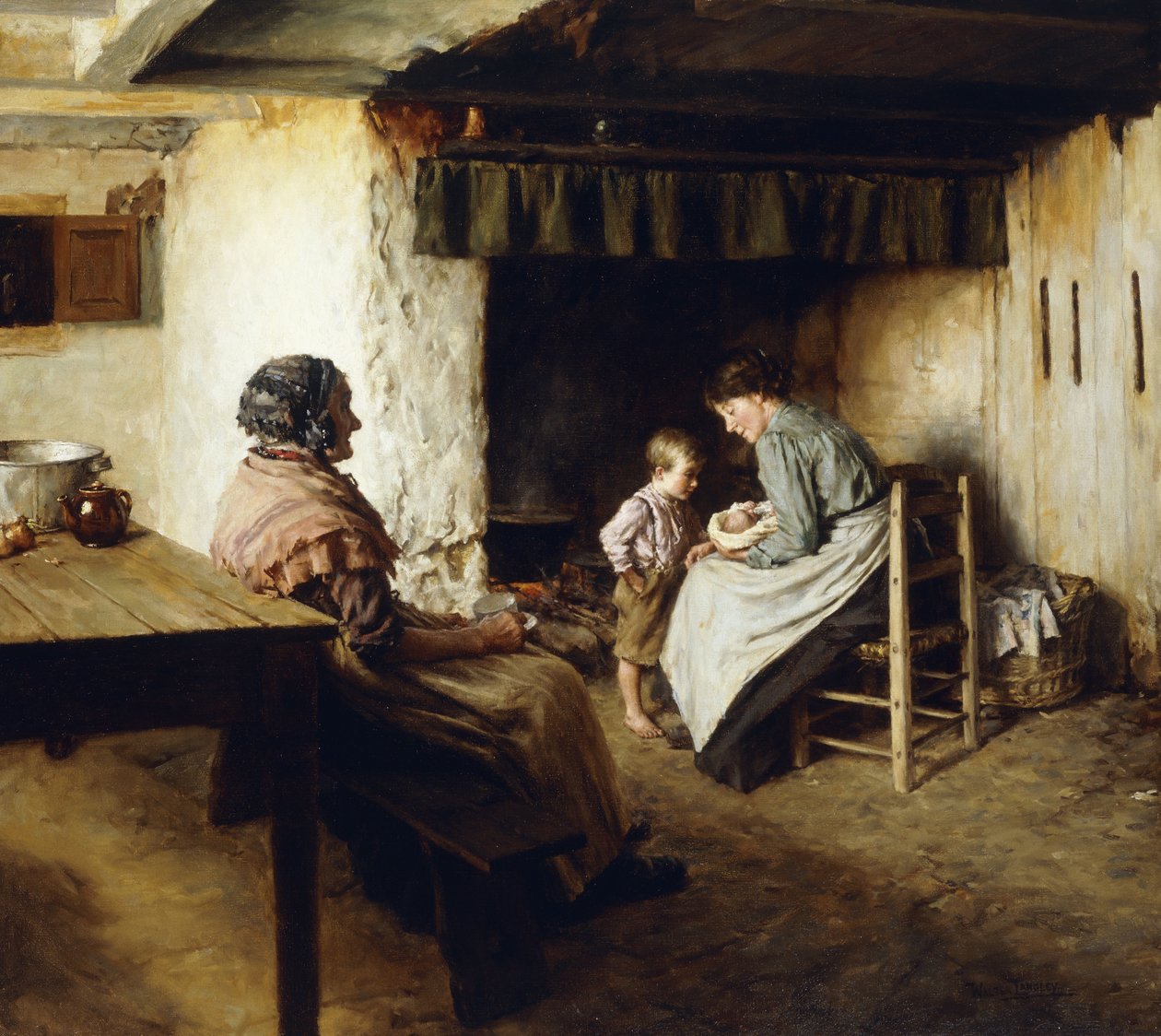 Yeni Geliş, by Walter Langley
