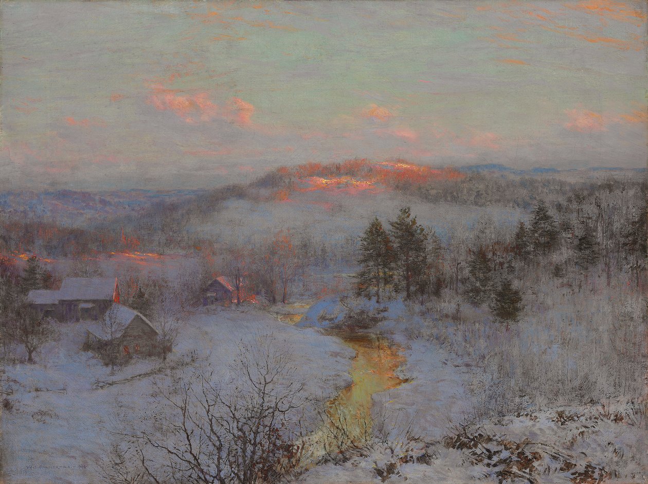 azalan kış by Walter Launt Palmer