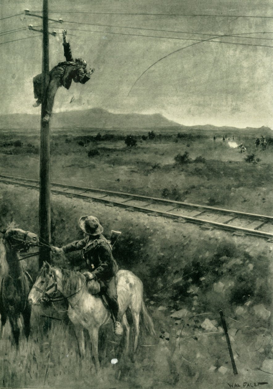 'Boers Telgraf Tellerini Kesme Eyleminde Yakalandı', 1902 by Walter Paget