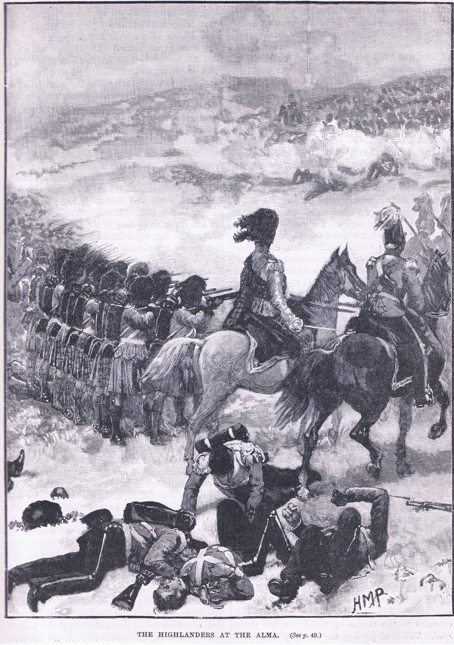 Alma 1854 AD de Highlanders by Walter Paget
