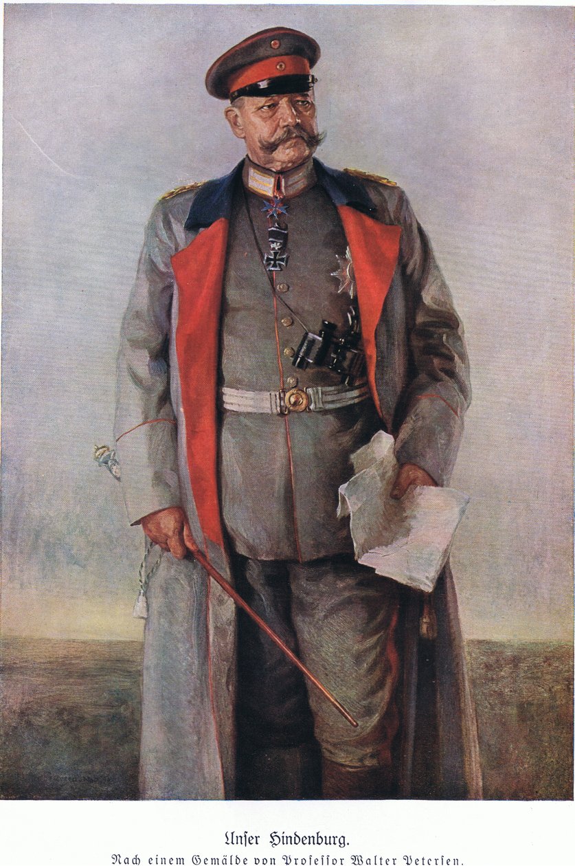 Hindenburg, Daterlandijrcher Derlag & H Weller Berlin tarafından yayınlanan Hindenburg
