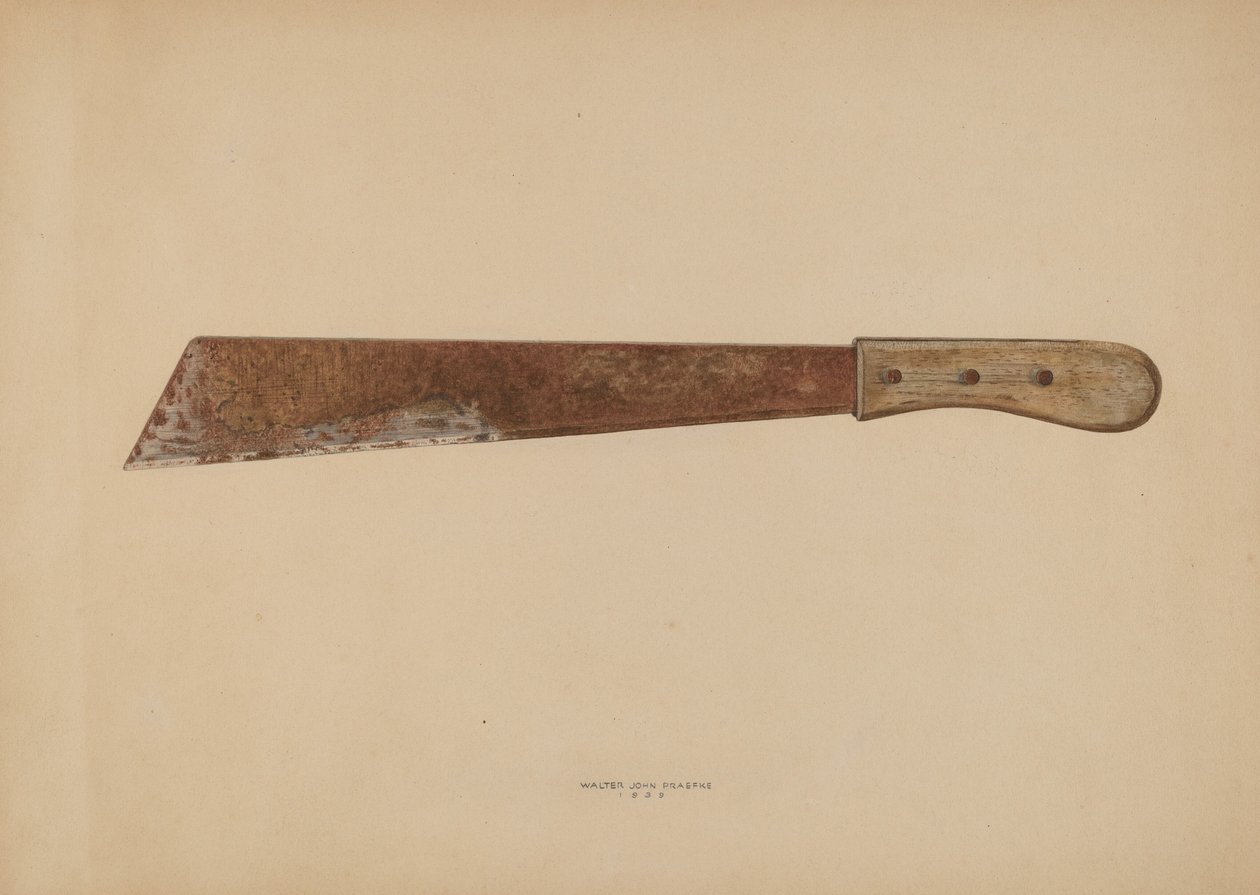 Mısır Bıçağı, 1939. by Walter Praefke