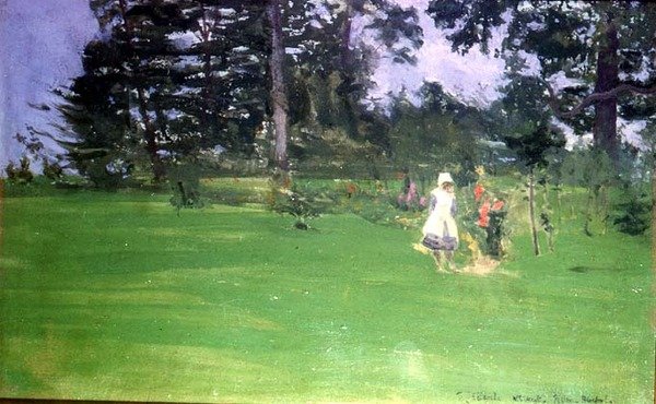 Çimlerin Üzerindeki Figürler by Walter Richard Sickert