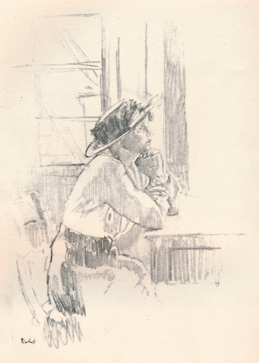 Kız Musing, c1911 1931 by Walter Richard Sickert