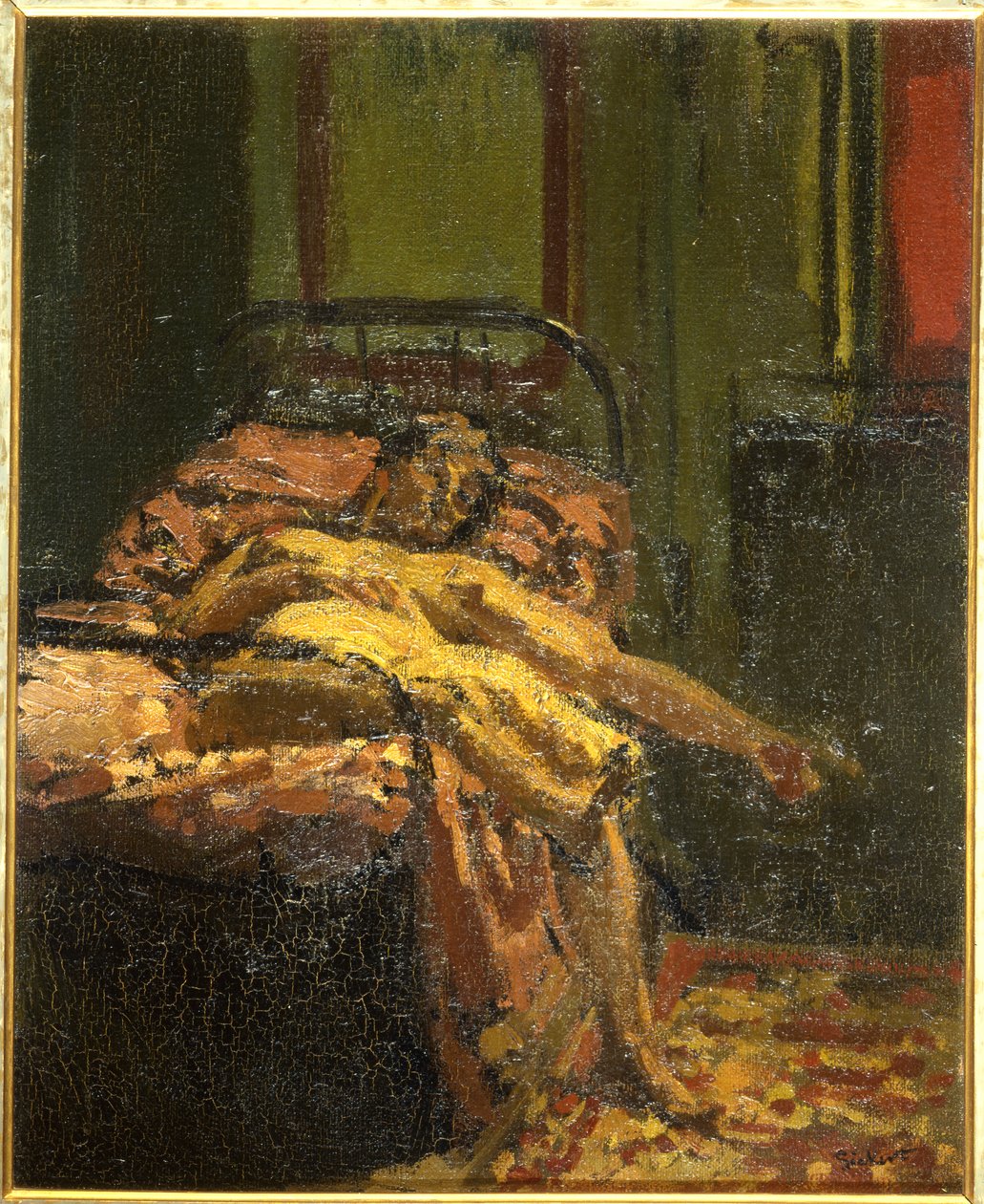Yatakta Kız, Mornington Crescent by Walter Richard Sickert