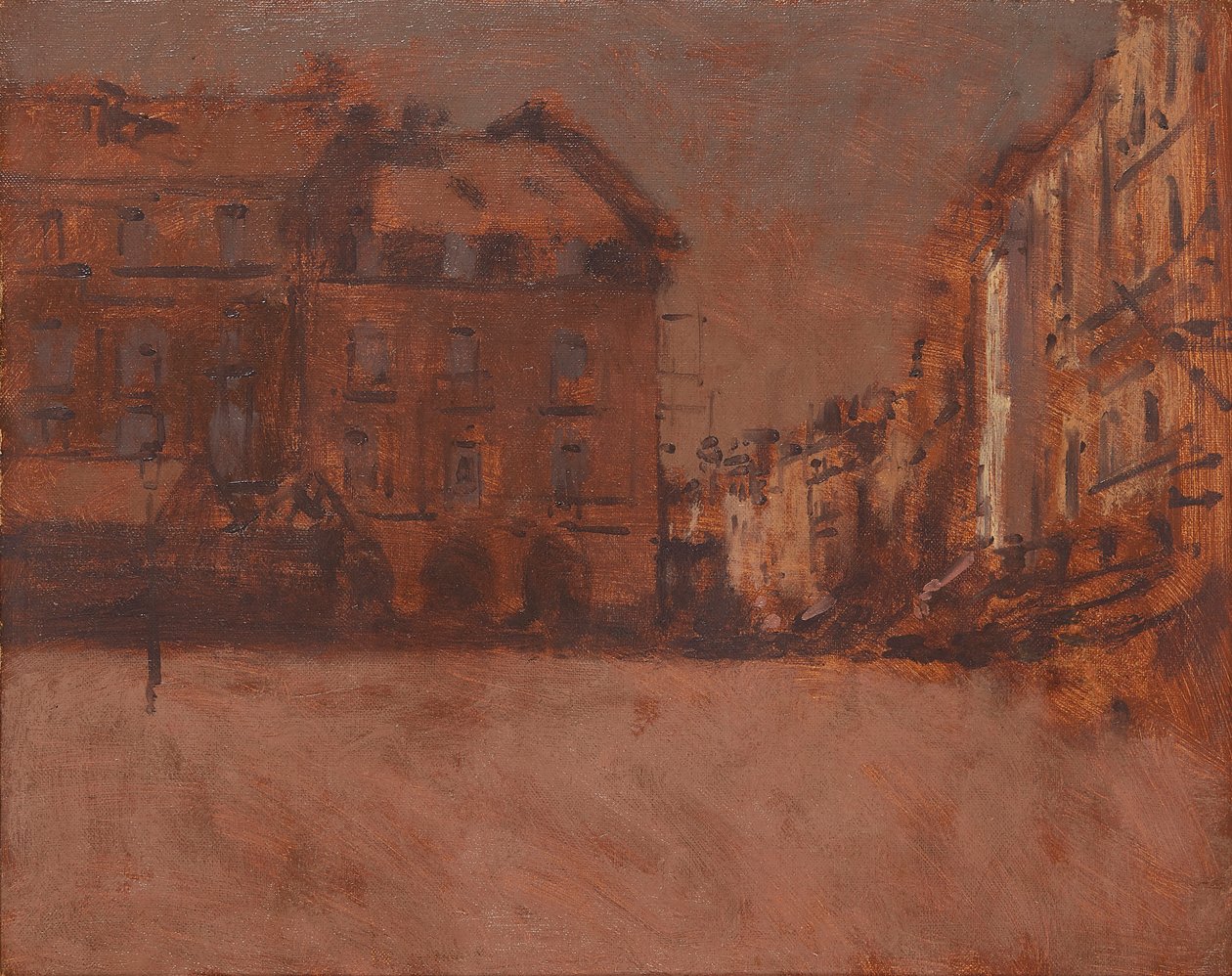 La Grande Rue, Dieppe (tuval üzerine yağlı boya) by Walter Richard Sickert