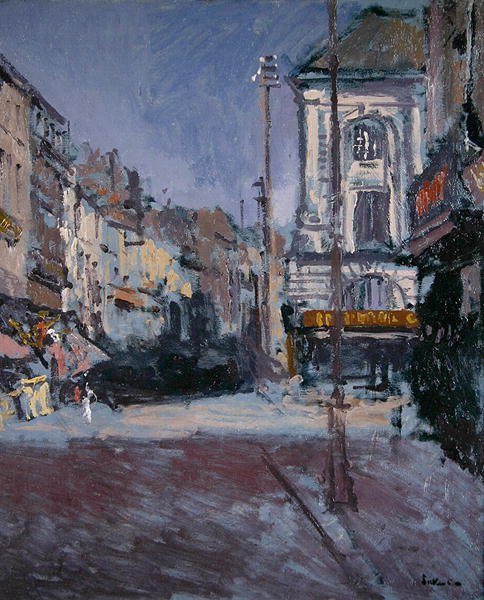 La Grande Rue, Dieppe, c.1900 (tuval üzerine yağlı boya) by Walter Richard Sickert