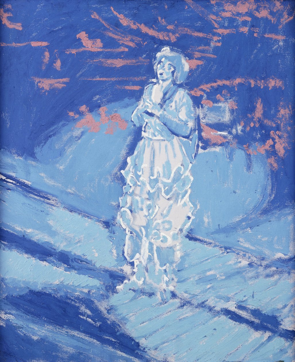Bayan Hilda Glyder Sahnede, by Walter Richard Sickert