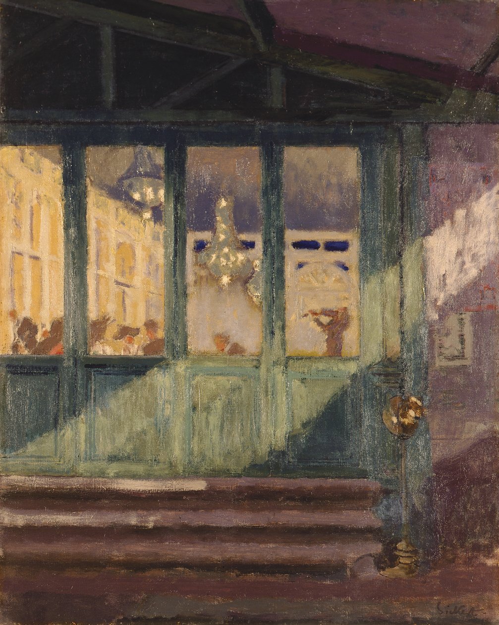 Ey Aşk Gecesi (tuval üzerine yağlıboya) by Walter Richard Sickert
