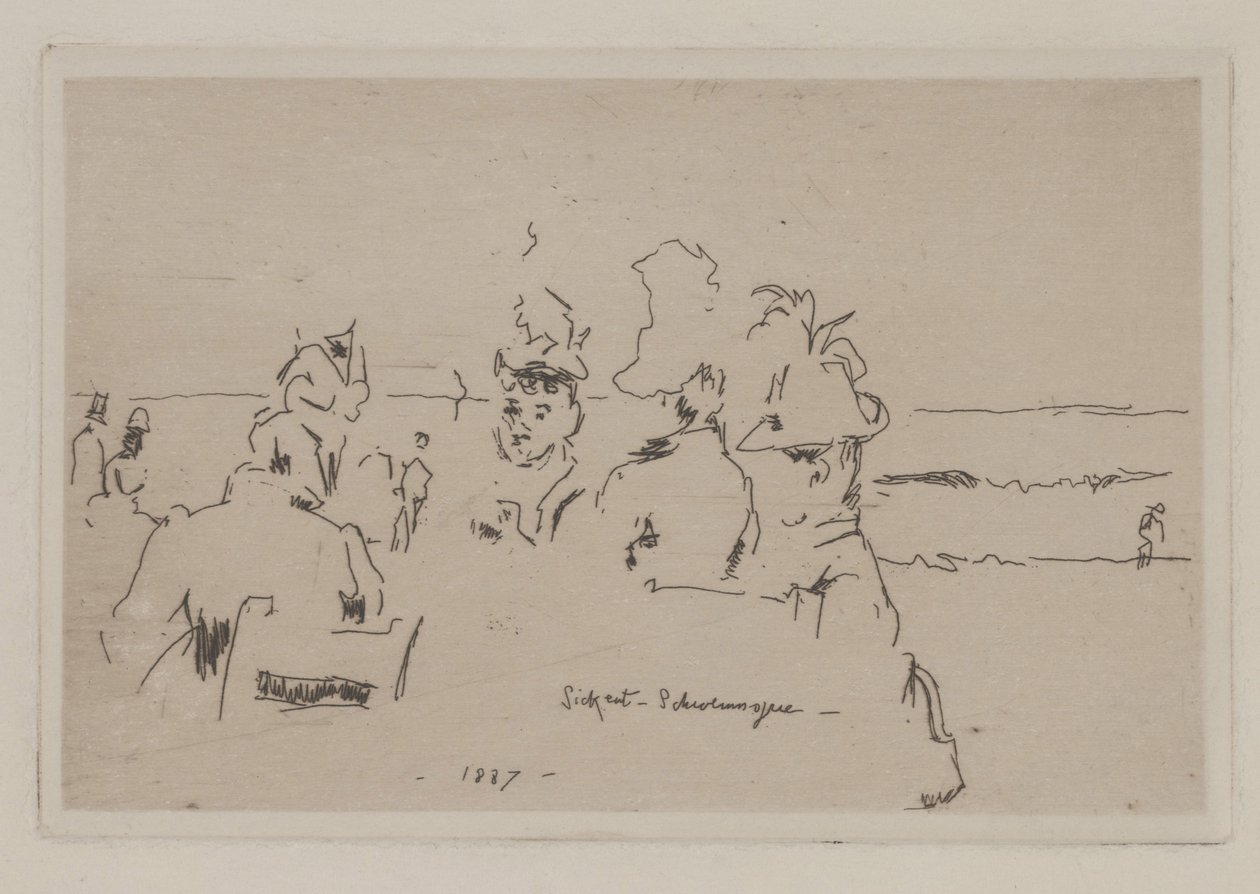Scheveningen, Kaffeeklatsch (Gossips) by Walter Richard Sickert
